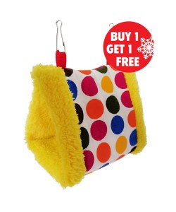 Parrot-Supplies Fluffy Snuggle Hut for Parrots - Small - BOGOF
